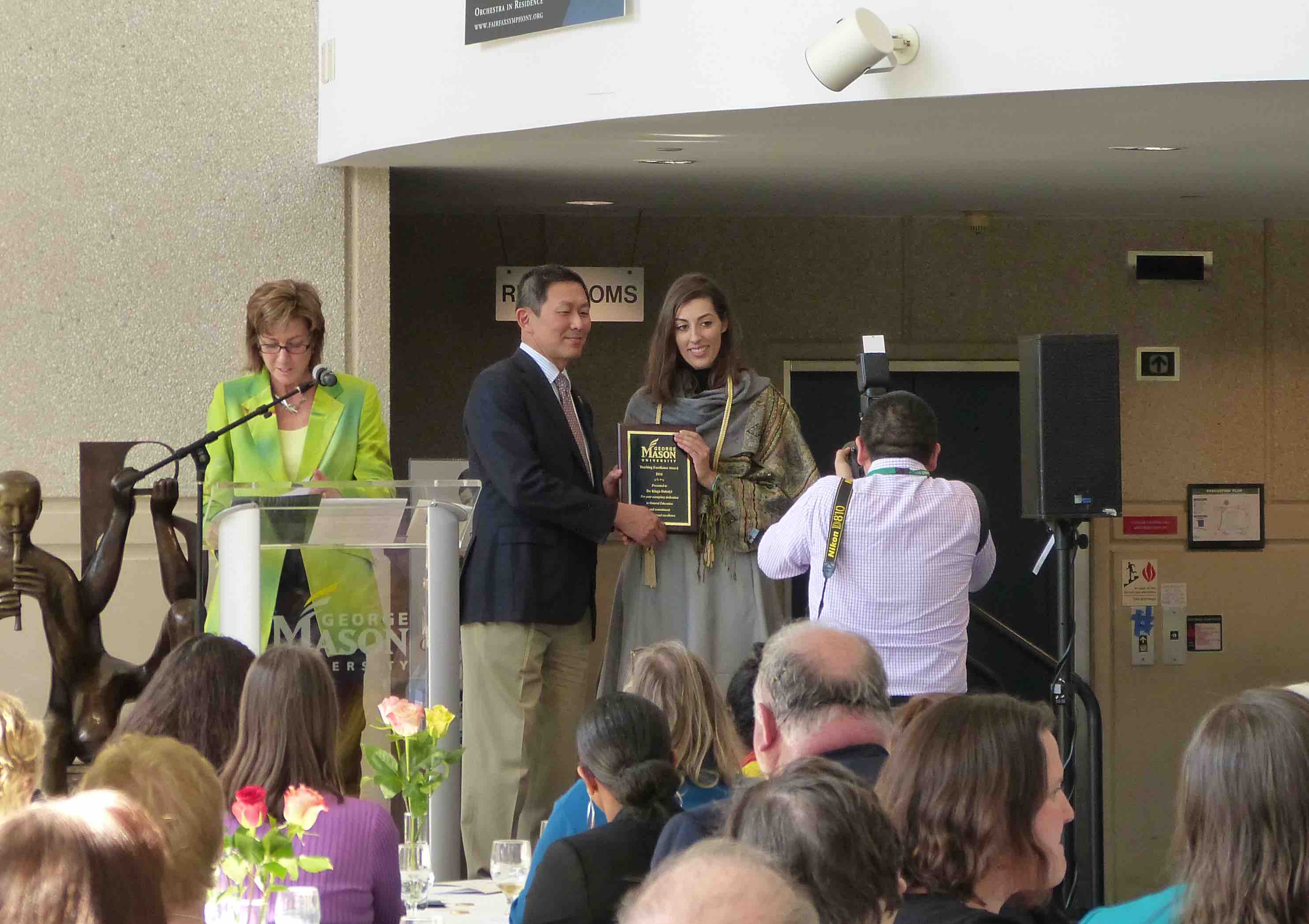 Professor Kinga Dobolyi's CTFE award